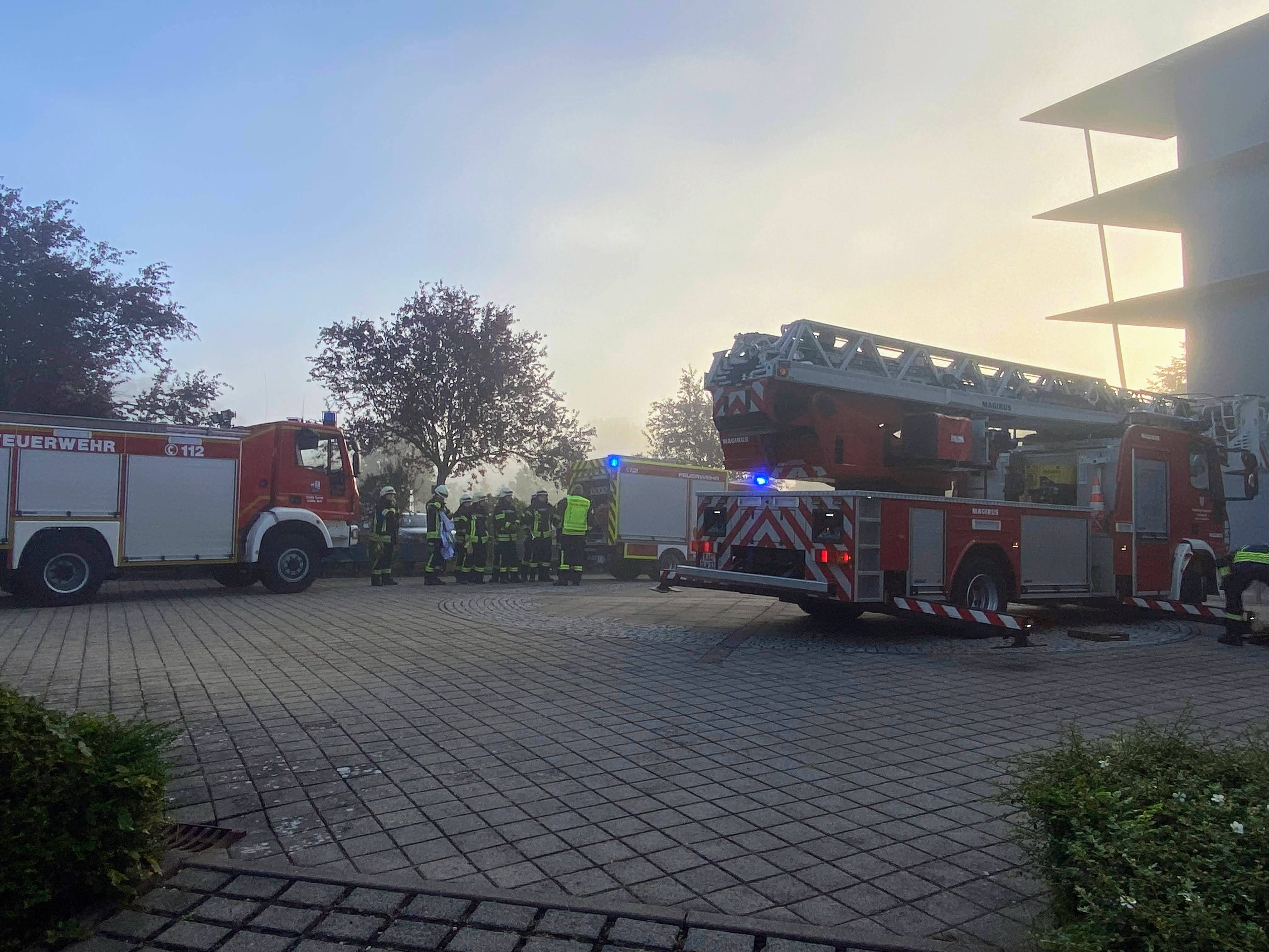 Feuerwehr an der SBBS Eichsfeld beim Verkehrssicherheitstag